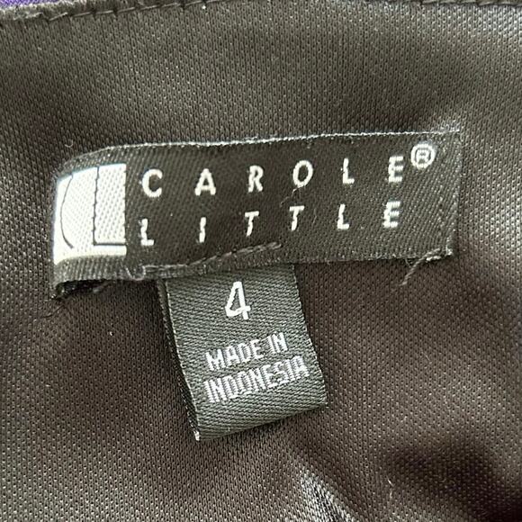 Women Short Sleeve Bodycon Dress Purple Office Career Fall Work Cocktail Size 4 - Picture 5 of 8